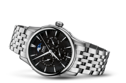 Artelier Complication, Black, Stainless steel Strap