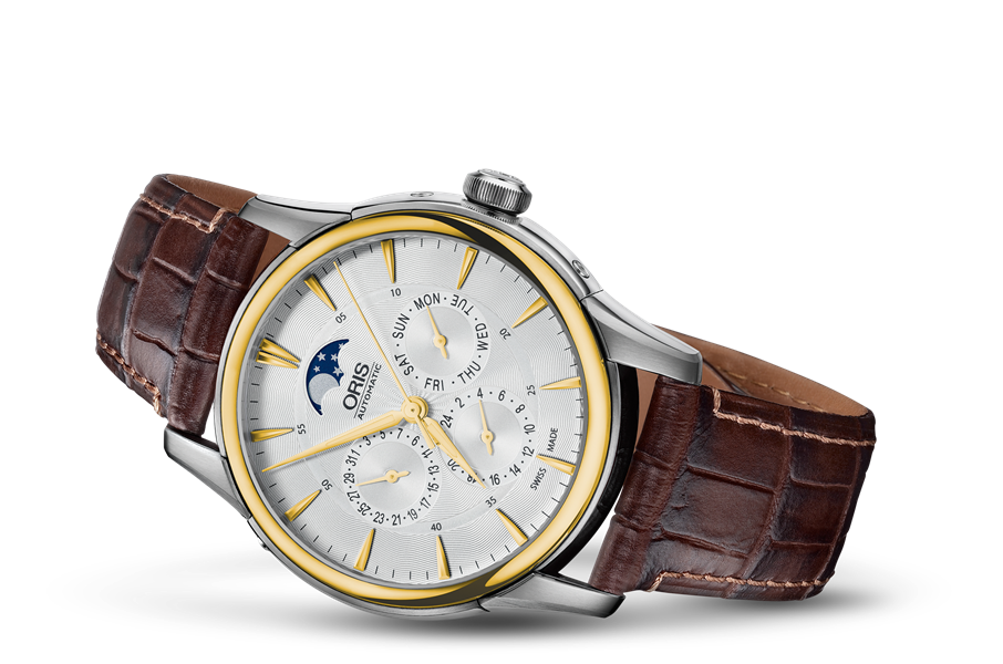 Artelier Complication, Grey, Leather Strap