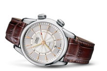 Artelier Alarm, Grey, Leather Strap