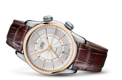 Artelier Alarm, Grey, Leather Strap