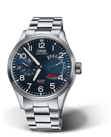 Big Crown ProPilot Calibre 111, 44mm, Blue, Stainless steel Strap, Stainless steel screw-in security crown, Multi-piece stainless steel case