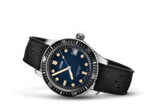 Divers Sixty-Five, Blue, Rubber Strap