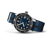 Divers Sixty-Five, Blue, Textile Strap