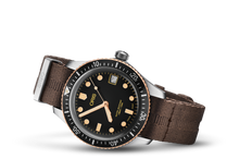 Divers Sixty-Five, Black, Textile Strap