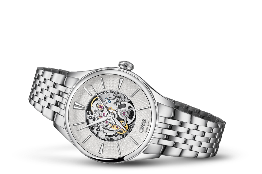Artelier Skeleton, Grey, Stainless steel Strap