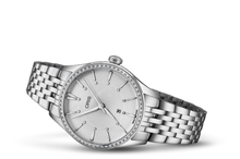 Artelier Date Diamonds, Grey, Stainless steel Strap