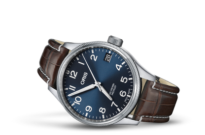 Big Crown ProPilot Big Date, Blue, Leather Strap