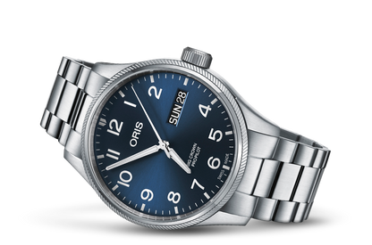 Big Crown ProPilot Big Day Date, Blue, Stainless steel Strap