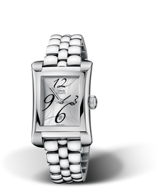Rectangular Date 2008, 25.90 x 37mm, Grey, Stainless steel Strap, Stainless steel crown, Multi-piece stainless steel case