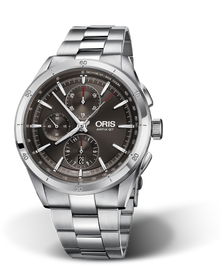 Artix GT Chronograph, 44mm, Grey, Stainless steel Strap, Stainless steel screw-in security crown and pushers, Multi-piece stainless steel case
