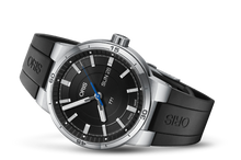 TT1 Day Date, Black, Rubber Strap