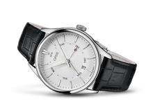 Artelier Pointer Day Date, Grey, Leather Strap