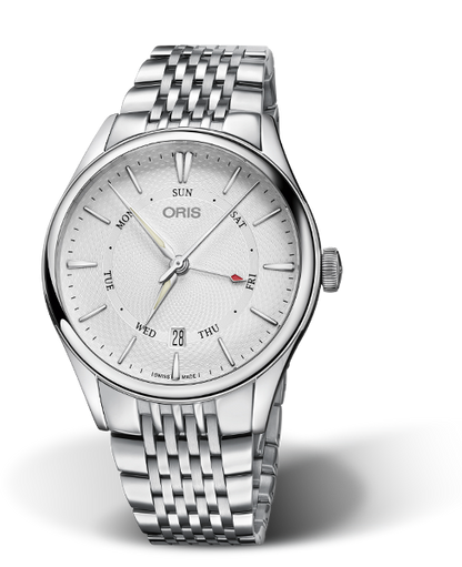 Artelier Pointer Day Date, 40mm, Grey, Stainless steel Strap, Stainless steel crown, Multi-piece stainless steel case