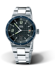 WilliamsF1 Team Day Date 2004, 42mm, Black, Stainless steel Strap, Stainless steel crown, Multi-piece stainless steel case, hours scale top ring, flexible lugs