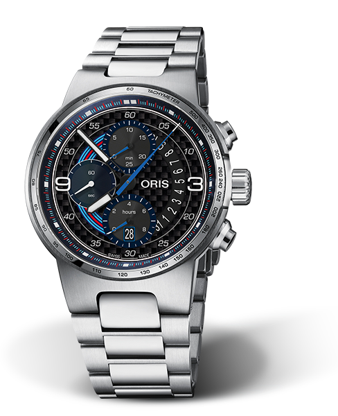 Martini Racing Limited Edition, 44mm, Black, Stainless steel Strap, Stainless steel crown and pushers, Multi-piece stainless steel case, tachymeter scale top ring