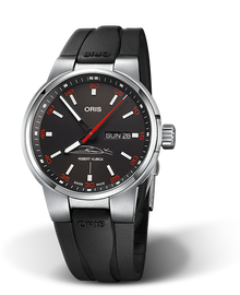 Robert Kubica Limited Edition, 42mm, Black, Rubber Strap, Stainless steel crown, Multi-piece stainless steel case