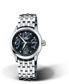 Artelier Date Diamonds, 31mm, Black, Stainless steel Strap, Stainless steel crown, Multi-piece stainless steel case