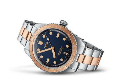 Divers Sixty-Five, Blue, Stainless steel Strap