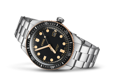 Divers Sixty-Five, Black, Stainless steel Strap