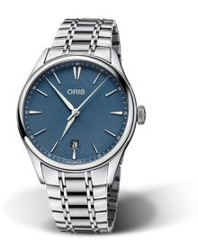 Artelier Date, 40mm, Blue, Stainless steel Strap, Stainless steel crown, Multi-piece stainless steel case