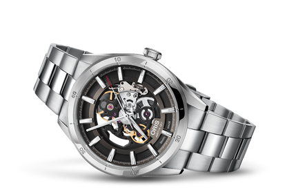 Artix GT Skeleton, Grey, Stainless steel Strap