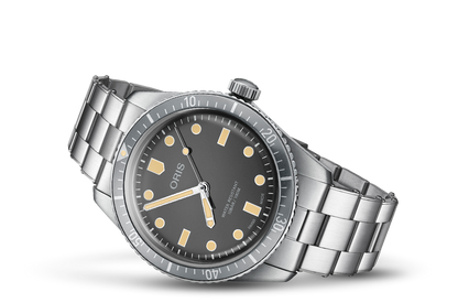 Hodinkee Limited Edition, Grey, Stainless steel Strap