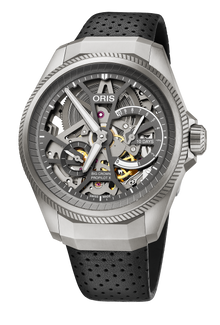 ProPilot X Calibre 115, 44.00 mm, Grey, Leather Strap, Titanium screw-in security crown, Multi-piece titanium case