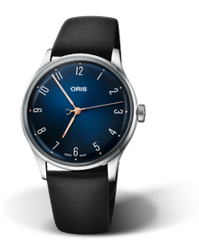 James Morrison Academy of Music Limited Edition, 38mm, Blue, Leather Strap, Stainless steel crown, Multi-piece stainless steel case