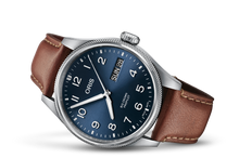 Big Crown ProPilot Big Day Date, Blue, Leather Strap