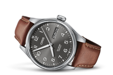 Big Crown ProPilot Big Day Date, Grey, Leather Strap