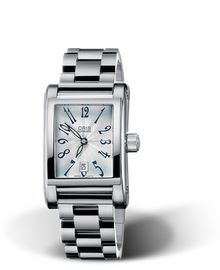 Rectangular Date 2002, 24.00 x 36mm, Grey, Stainless steel Strap, Stainless steel crown, Multi-piece stainless steel case
