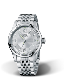 Classic Date 2006, 37mm, Grey, Stainless steel Strap, Stainless steel crown, Multi-piece stainless steel case