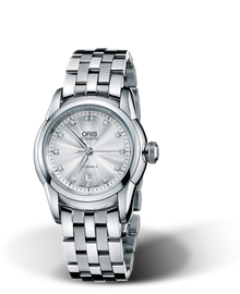 Artelier Lady Date Diamonds, 31mm, Grey, Stainless steel Strap, Stainless steel crown, Multi-piece stainless steel case