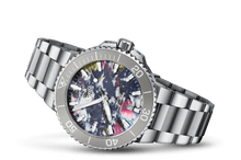 Aquis Date, Multicoloured, Stainless steel Strap