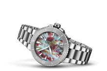 Aquis Date, Multicoloured, Stainless steel Strap
