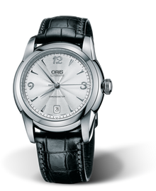 Artelier Chronometer, Date, 40.50mm, Grey, Leather Strap, Stainless steel crown, Multi-piece stainless steel case