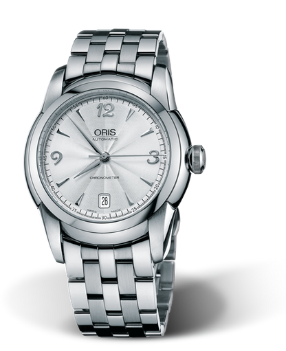 Artelier Chronometer, Date, 40.50mm, Grey, Stainless steel Strap, Stainless steel crown, Multi-piece stainless steel case
