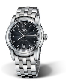 Artelier Chronometer, Date, 40.50mm, Black, Stainless steel Strap, Stainless steel crown, Multi-piece stainless steel case