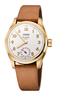 Wings of Hope Gold Limited Edition, 38.00 mm, White, Leather Strap, 18K yellow gold screw-in security crown, Multi-piece 18K yellow gold case
