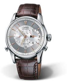 Artelier Worldtimer, 42.50mm, Grey, Leather Strap, Stainless steel crown and pushers, Multi-piece stainless steel case