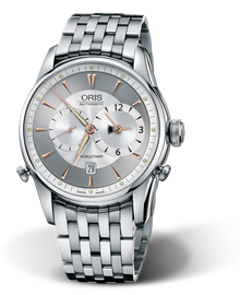 Artelier Worldtimer, 42.50mm, Grey, Stainless steel Strap, Stainless steel crown and pushers, Multi-piece stainless steel case