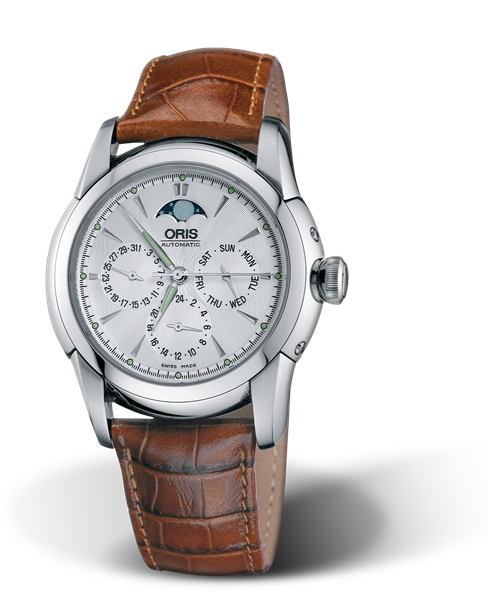 Artelier Complication 2003, 40.50mm, Grey, Leather Strap, Stainless steel crown, Multi-piece stainless steel case