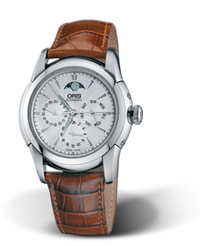Artelier Complication 2003, 40.50mm, Grey, Leather Strap, Stainless steel crown, Multi-piece stainless steel case