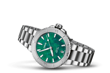 Oris X Bracenet, Green, Stainless steel Strap
