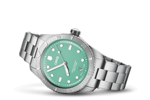 Divers Sixty-Five 'Cotton Candy', Green, Stainless steel Strap