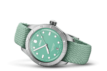 Divers Sixty-Five 'Cotton Candy', Green, Textile Strap