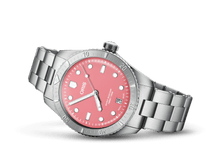 Divers Sixty-Five 'Cotton Candy', Red, Stainless steel Strap