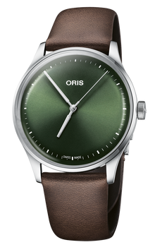 Artelier S, 38.00 mm, Green, Leather Strap, Stainless steel crown, Multi-piece stainless steel case