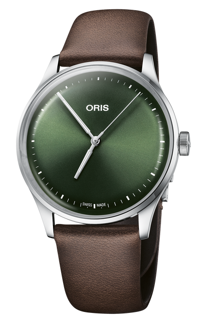 Artelier S, 38.00 mm, Green, Leather Strap, Stainless steel crown, Multi-piece stainless steel case