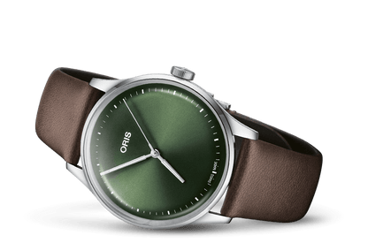 Artelier S, Green, Leather Strap